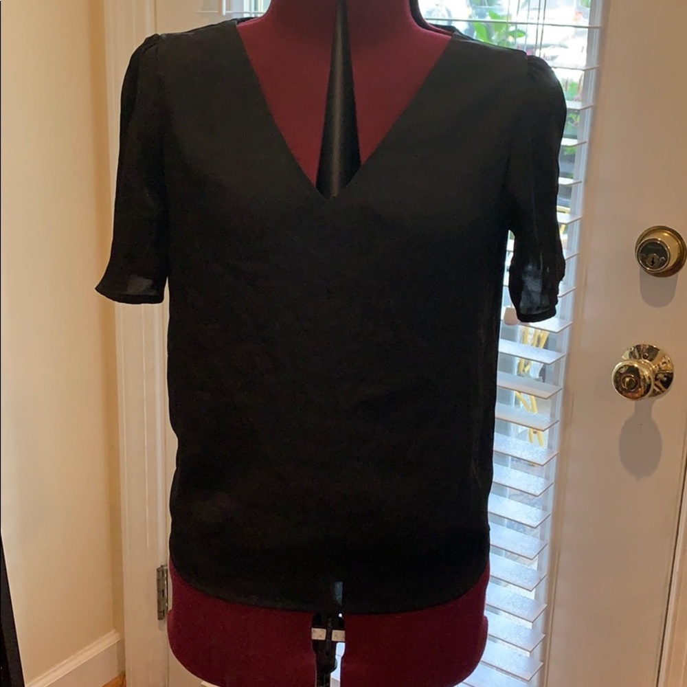Express black short sleeve top